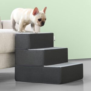 Zinus Easy Pet Stair, Grey, Medium