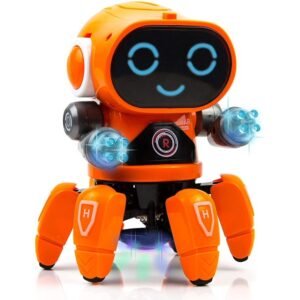 Toysery Bot Robot Pioneer with Colorful Lights and Music